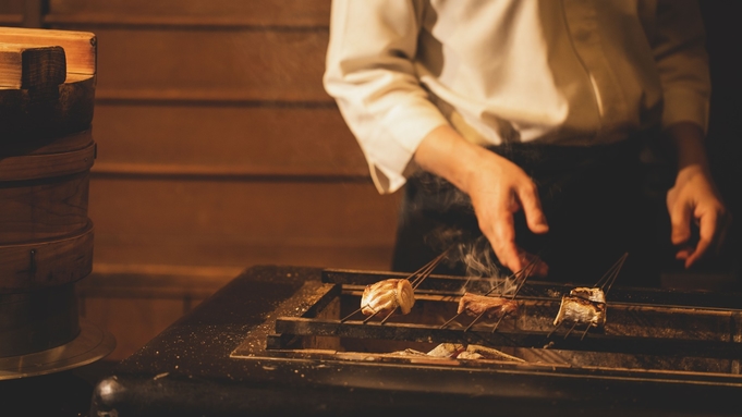 炭火焼き但馬玄（たじまぐろ・神戸ビーフ格付）の一泊二食